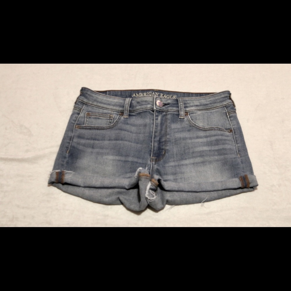 American Eagle Hi-Rise Shortie Shorts